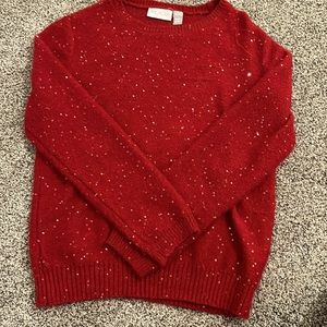 Red sweater